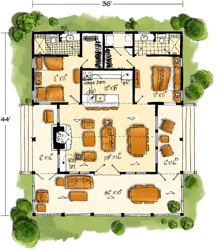 Small Home Interior Floor Plan