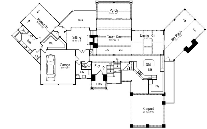 ’interior floor plan design’